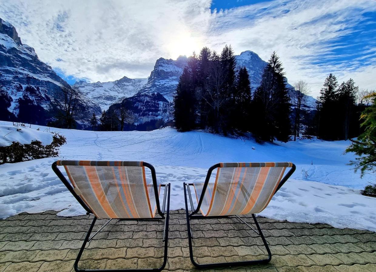 Mom - Alpine Boutique Apartments, Grindelwald Gletscher, Eiger View Terrace Studio Zewnętrze zdjęcie