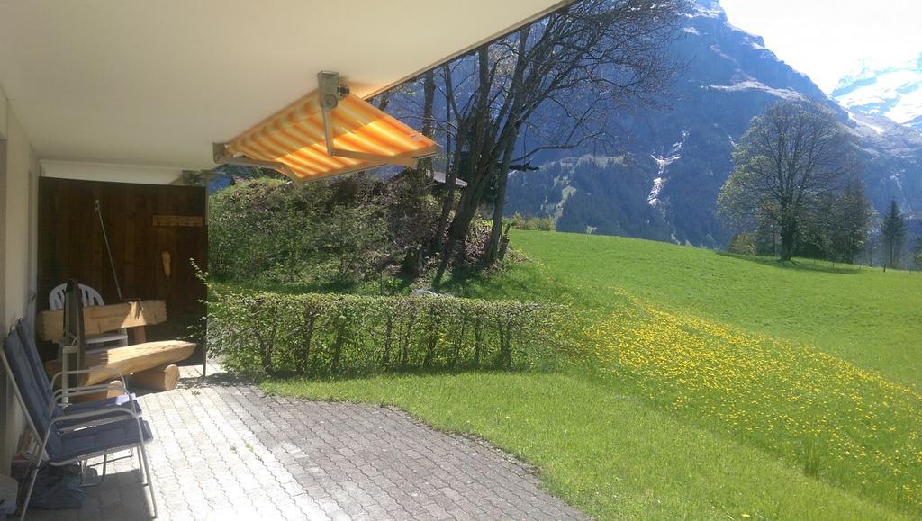 Mom - Alpine Boutique Apartments, Grindelwald Gletscher, Eiger View Terrace Studio Pokój zdjęcie